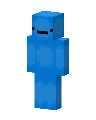 Blue Mob Boy Minecraft blue skin