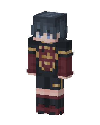 Crimson Guard skin, 3D preview