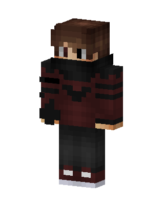 Crimson Hoodie skin, 3D preview