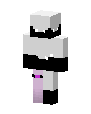 Monochrome Bunny skin, 3D preview