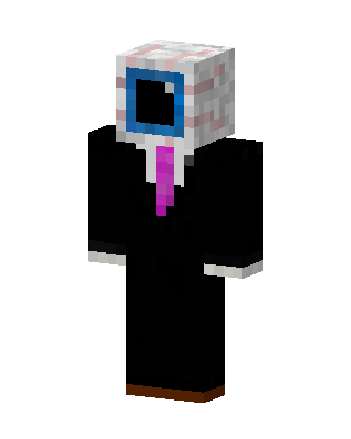 TV Head Agent skin, 3D preview