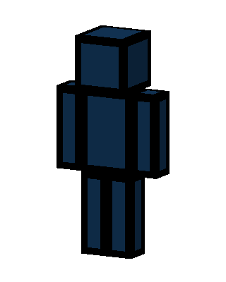 Blue Mob Boy Minecraft blue skin
