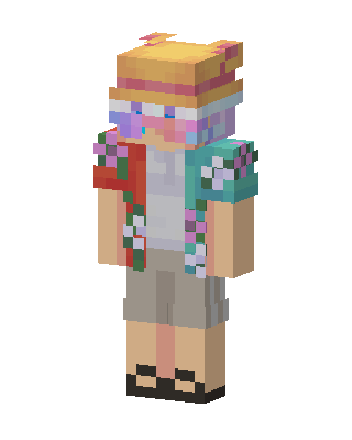 Tropical Tourist skin, 3D preview