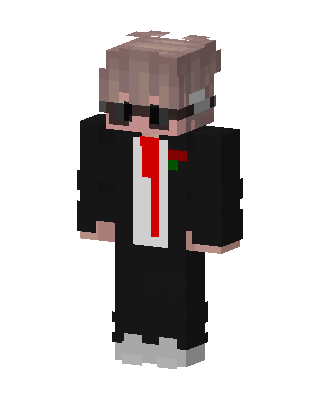 Black Suit Boy Minecraft black skin