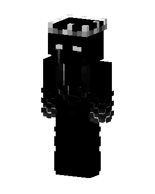 Shadow Crowned Enderman skin, 3D preview