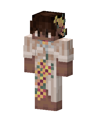 Flower Scarf Villager Minecraft skin