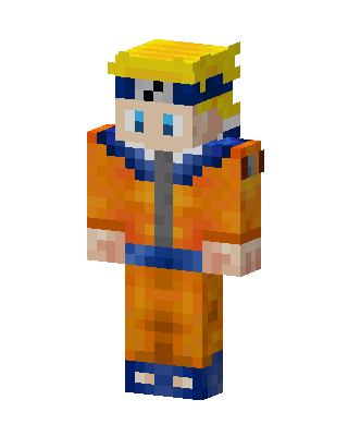 Naruto skin, 3D preview