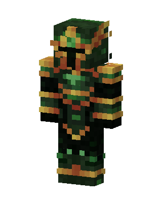 Jade Warrior skin, 3D preview