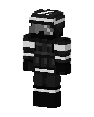 Black Masked Fighter Boy Minecraft skin