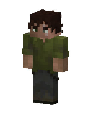 Weary Survivor skin, 3D preview