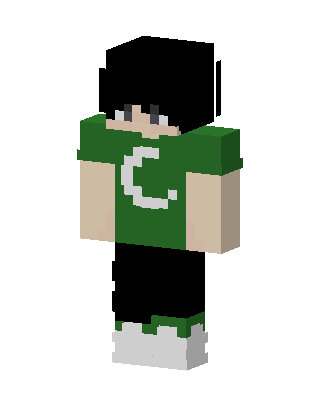 Green Athlete Boy Minecraft skin