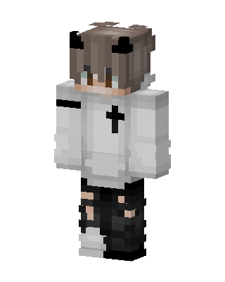 White Emo Boy Minecraft white skin