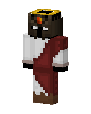 Crowned Knight Priest skin, 3D preview