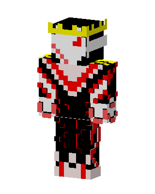 Black King skin, 3D preview