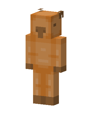Capybara skin, 3D preview