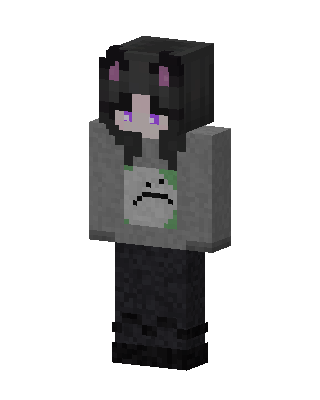 Frog Hoodie Cat skin, 3D preview
