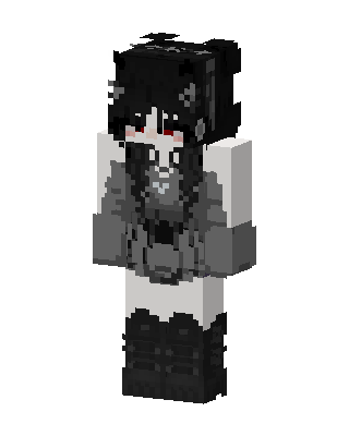 Black Animal Girl Minecraft skin