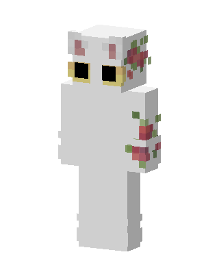 White Animal skin, 3D preview