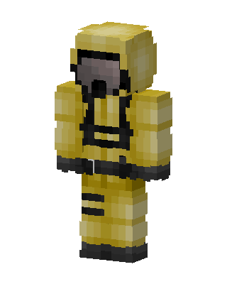 Hazmat Survivor skin, 3D preview