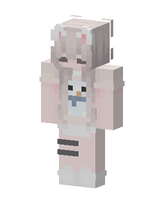 Bunny Snowman skin, 3D preview