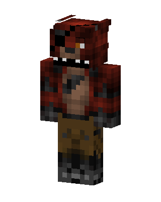 Red Animal Boy skin, 3D preview