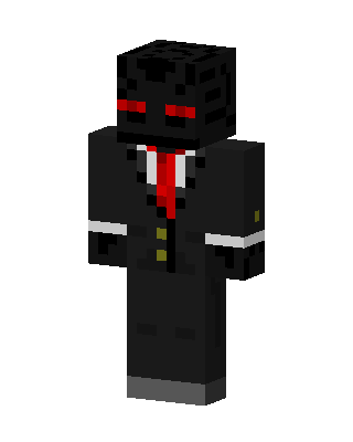 Black Player Boy skin, 3D preview
