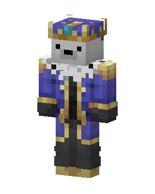 Royal Polar Bear Minecraft skin