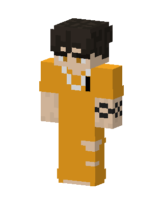 Orange Player Boy skin, 3D preview