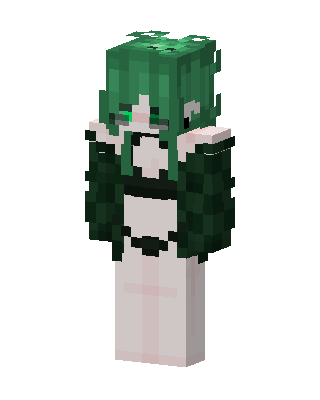 Green Maid Minecraft skin