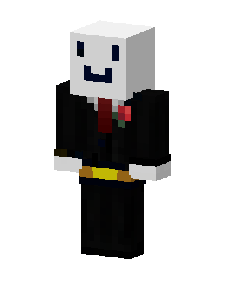 Smiley Gentleman skin, 3D preview