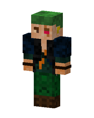 One-Eyed Soldier skin, 3D preview