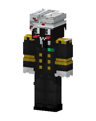 Black Soldier Boy skin, 3D preview