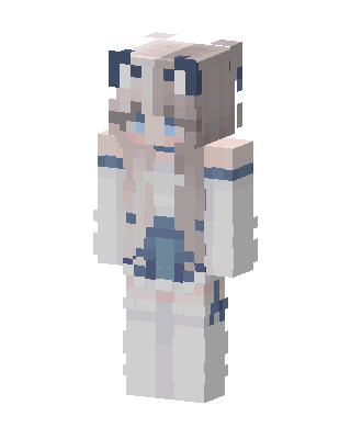 Frost Kitten Minecraft skin