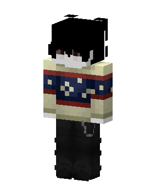 Black Holiday Boy Minecraft skin