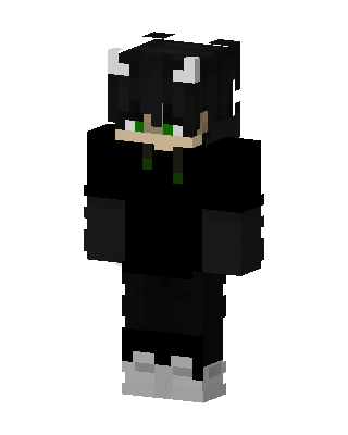 Horned Hoodie Boy Minecraft skin