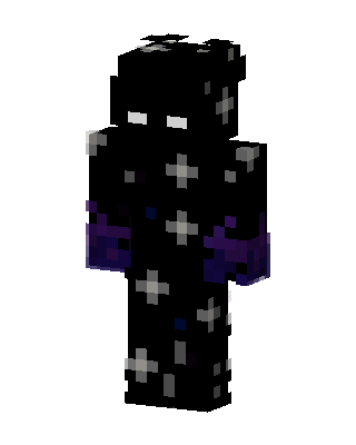 Starry Enderman Minecraft Enderman skin