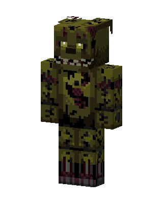 Green Villain skin, 3D preview