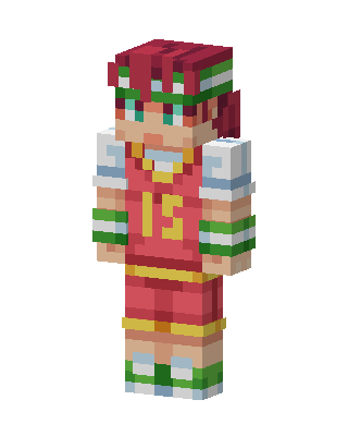 Number 15 Athlete skin, 3D preview