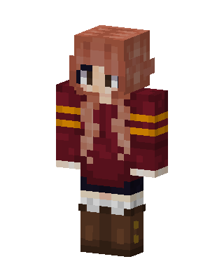 Gryffindor Girl skin, 3D preview