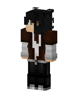 Dark Jacket Boy skin, 3D preview