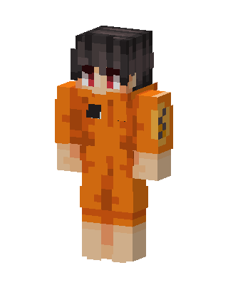 Orange Player Boy skin, 3D preview