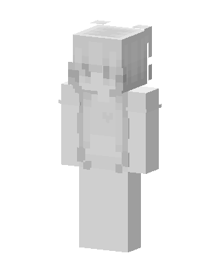 Ghost Girl skin, 3D preview