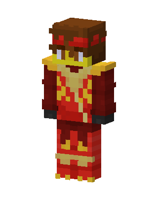 Fire Mage Minecraft skin