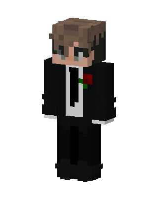 Rose Tuxedo skin, 3D preview