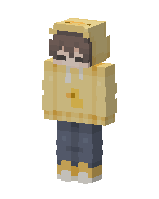 Duck Hoodie skin, 3D preview