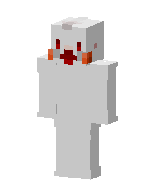White Mob skin, 3D preview