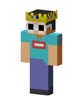 Steve With Crown Minecraft skin