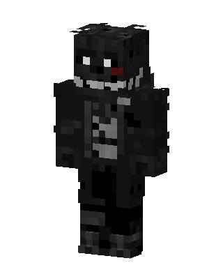 Black Fighter Boy skin, 3D preview
