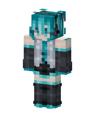 Hatsune Miku skin, 3D preview