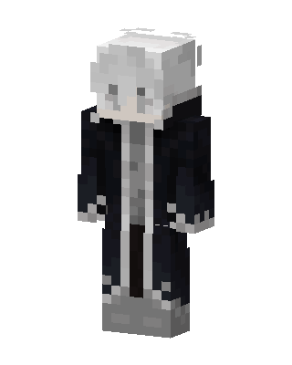 Silver Coat Wanderer skin, 3D preview